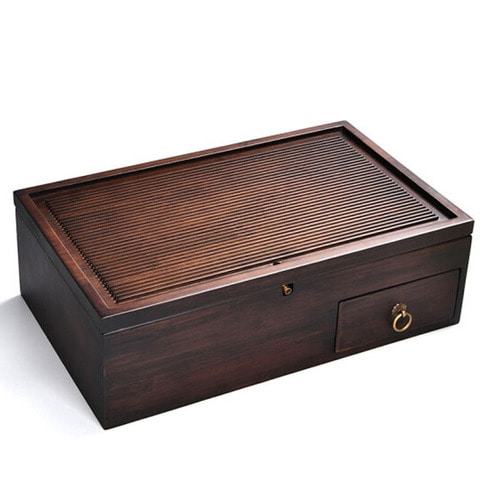 Youngso Long-Type Bamboo Tea Table and Toolbox