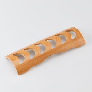 bamboo teacup rack 6-compartment
