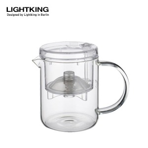 Light King EC-21 350 ml Heat-Resistant Glass Teapot Tableware