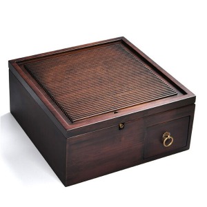 Youngso Square Bamboo Tea Table and Toolbox