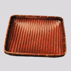 Jukye Vintage Square Tea Tray-Large 24 cm × 7 cm