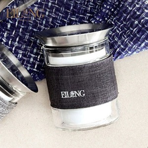 Elong Tea Sense Glass Tea Pot Travel Journal - Black