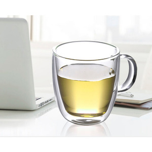 1025090 Light King CP-11 350ml Double Heat Resistant Glass Teacup