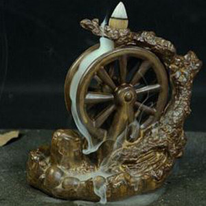 Tree softening waterwheel cone-scented horn-scented incense burner