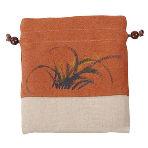 Envelope Two-Color Tea Cup Pouch-Iran Flower Pattern